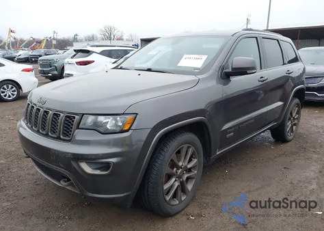 2016 Jeep Grand Cherokee Limited 75Th Anniversary из США, поврежденный, VIN 1C4RJFBGXGC505165